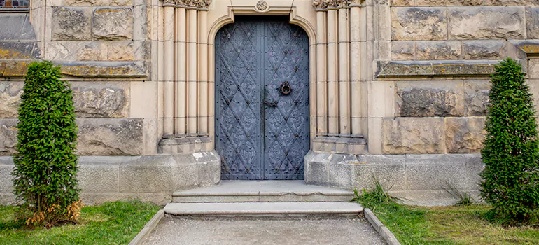Traditional Double Front Doors in Princeton, FL