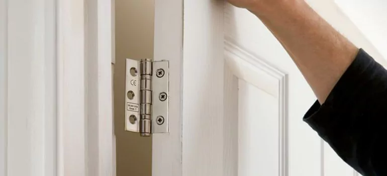 Bathroom Stall Door Hinge Repair in Princeton, FL