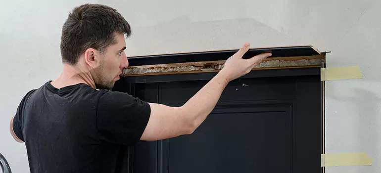 Wood Door Hole Repair in Princeton, FL