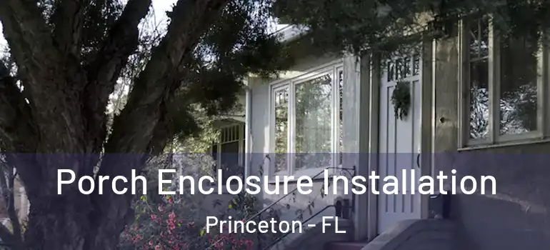  Porch Enclosure Installation Princeton - FL