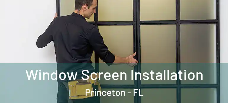  Window Screen Installation Princeton - FL